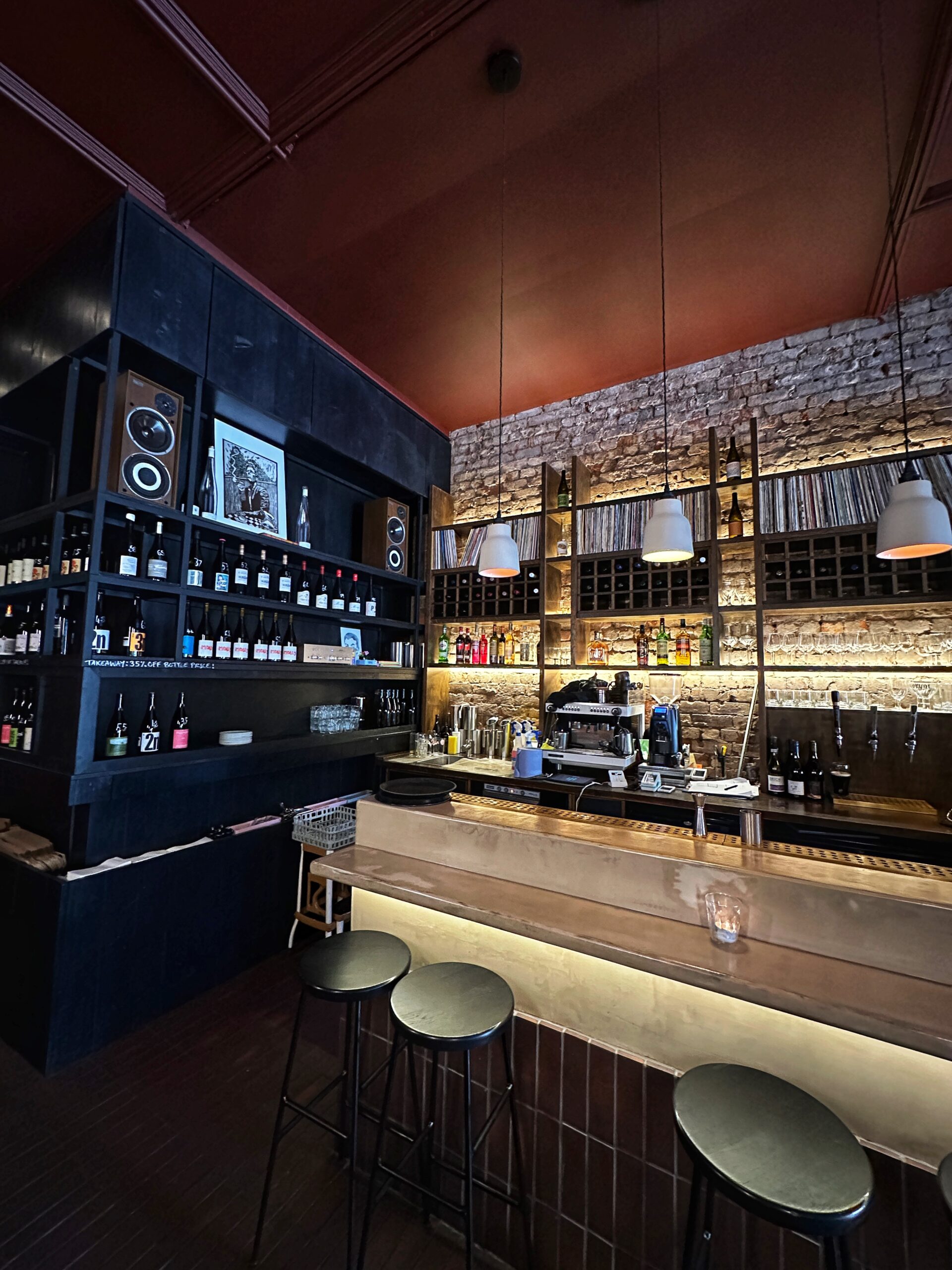 Inside Chin Chin wine bar