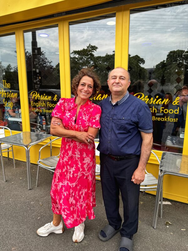 Majid and Alex Polizzi on The Hotel Inspector