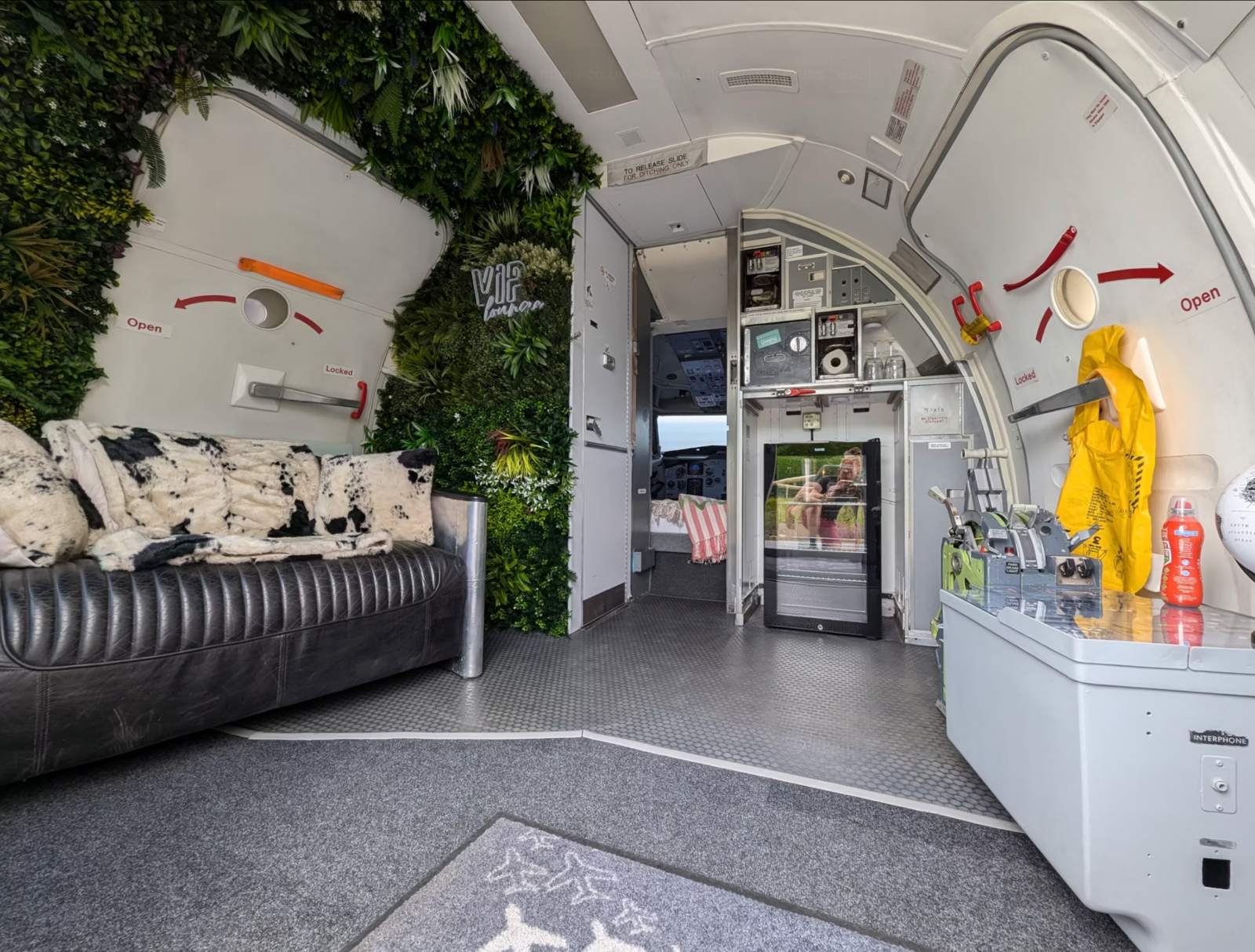 staycation in an aircraft