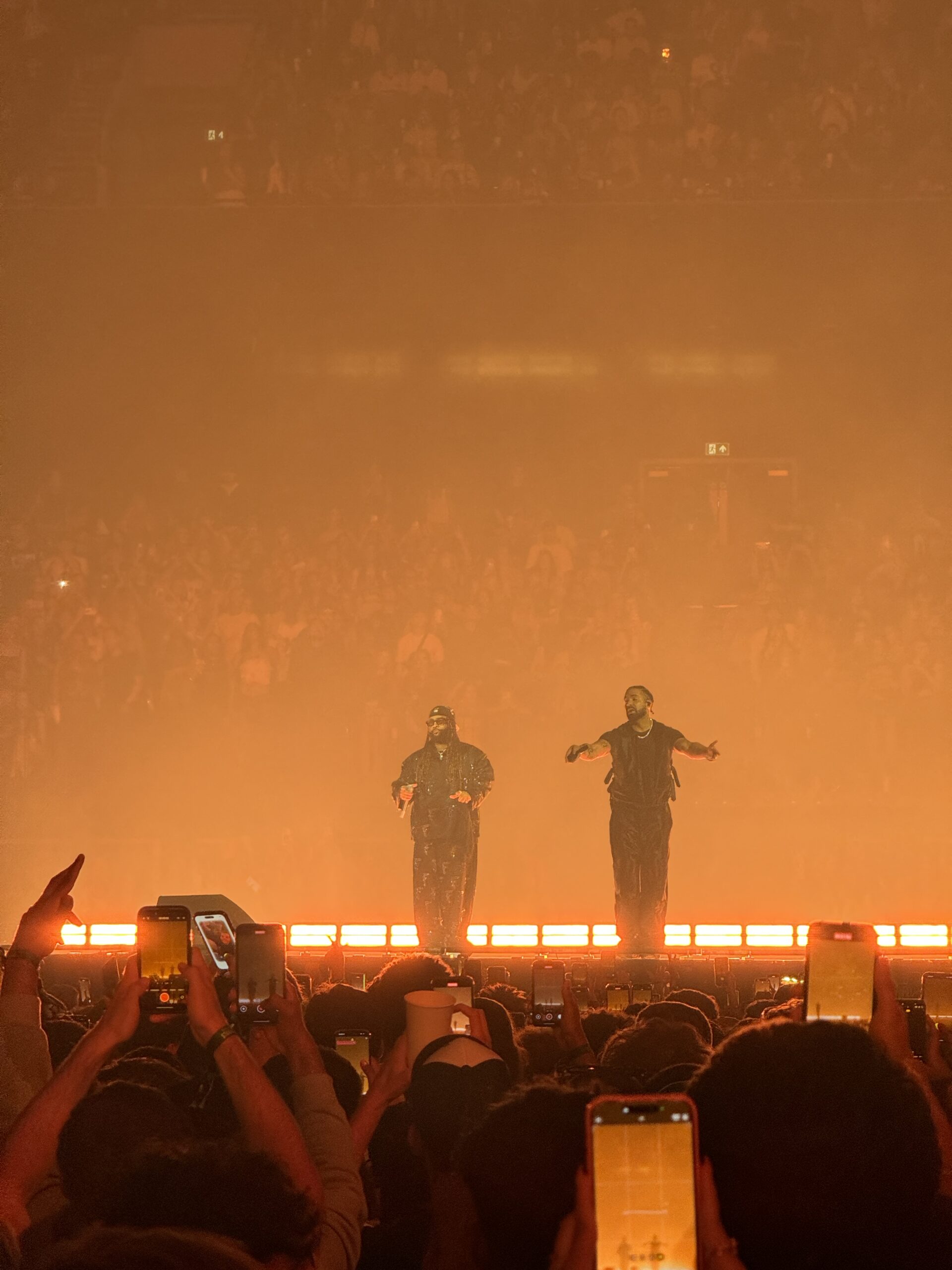 Drake and PartyNextDoor for the 'Some Special Songs 4 UK' tour / Credit: The Manc Group
