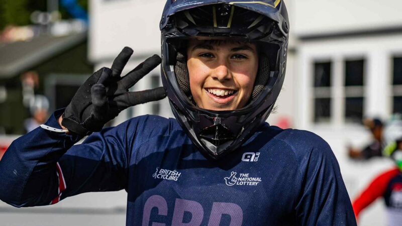 Leo Rowlands from Timperley Manchester 3rd World BMX Championships