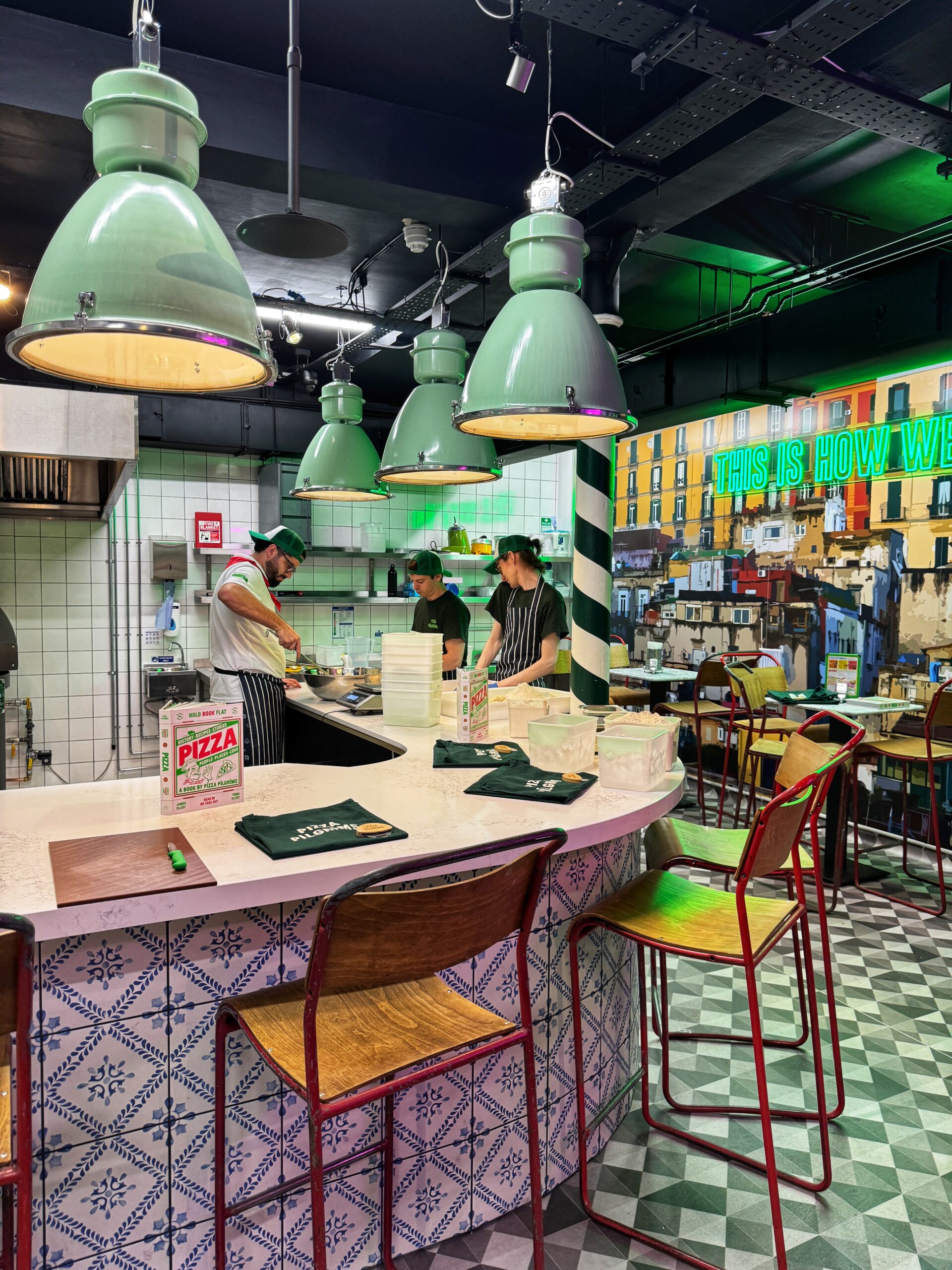 The Pizza Pilgrims workshop space