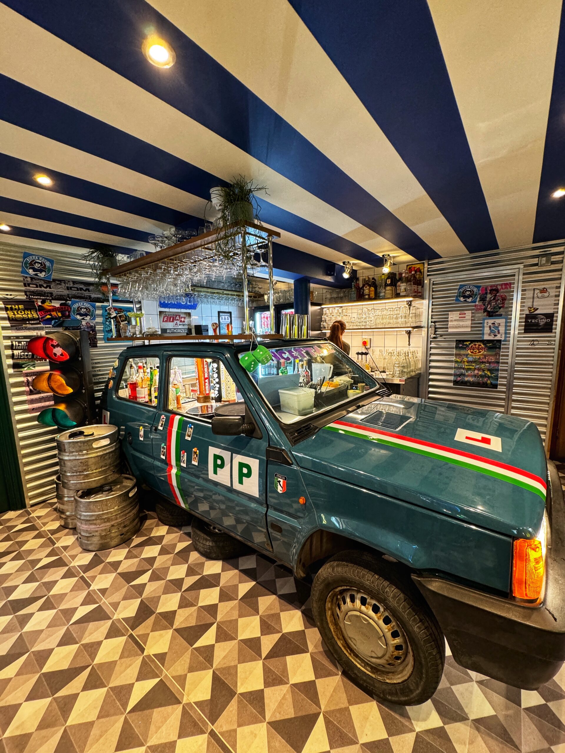 The retro Fiat Panda bar