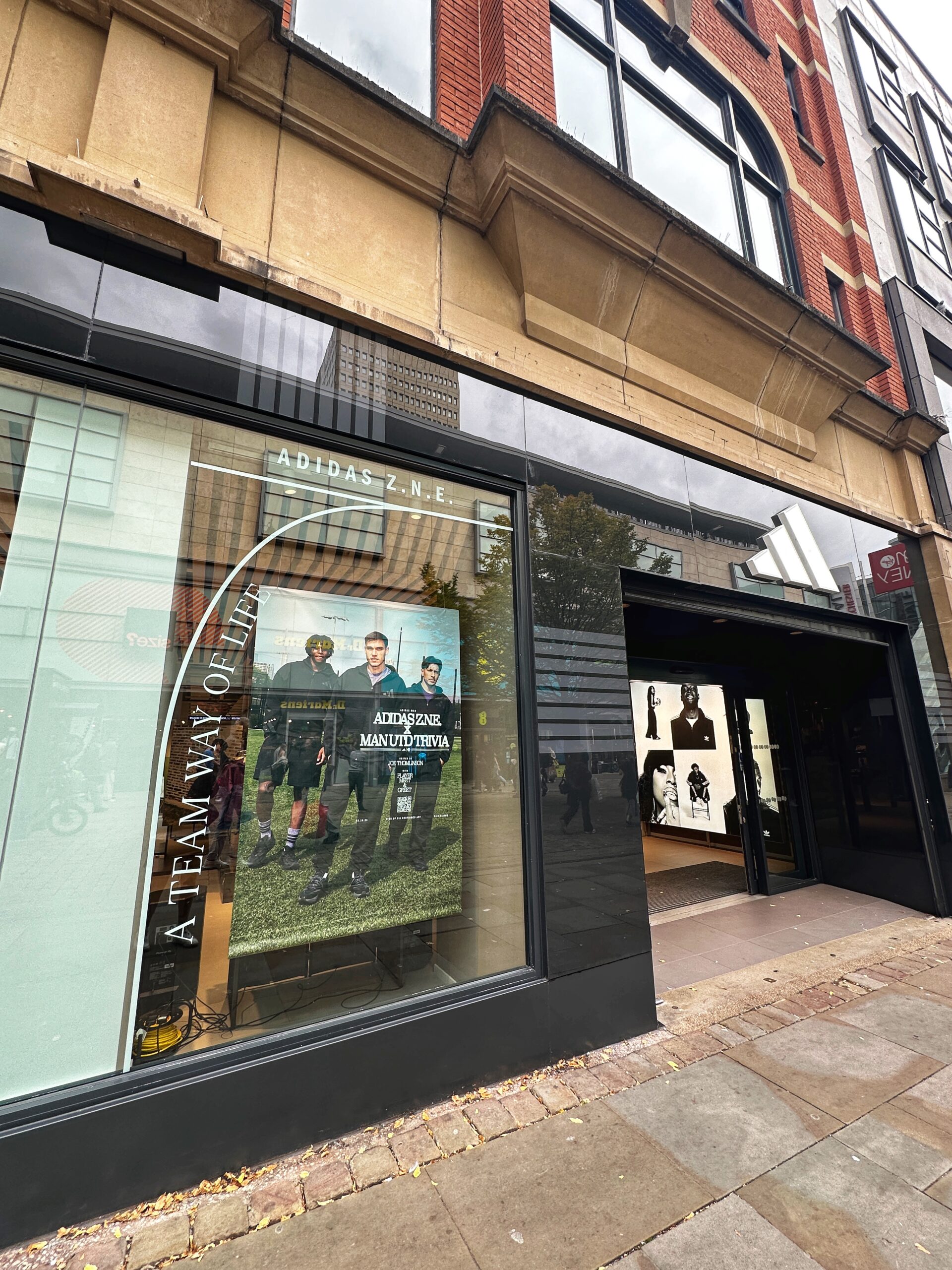 The ADIDAS Z.N.E. x MAN UTD collection in Manchester