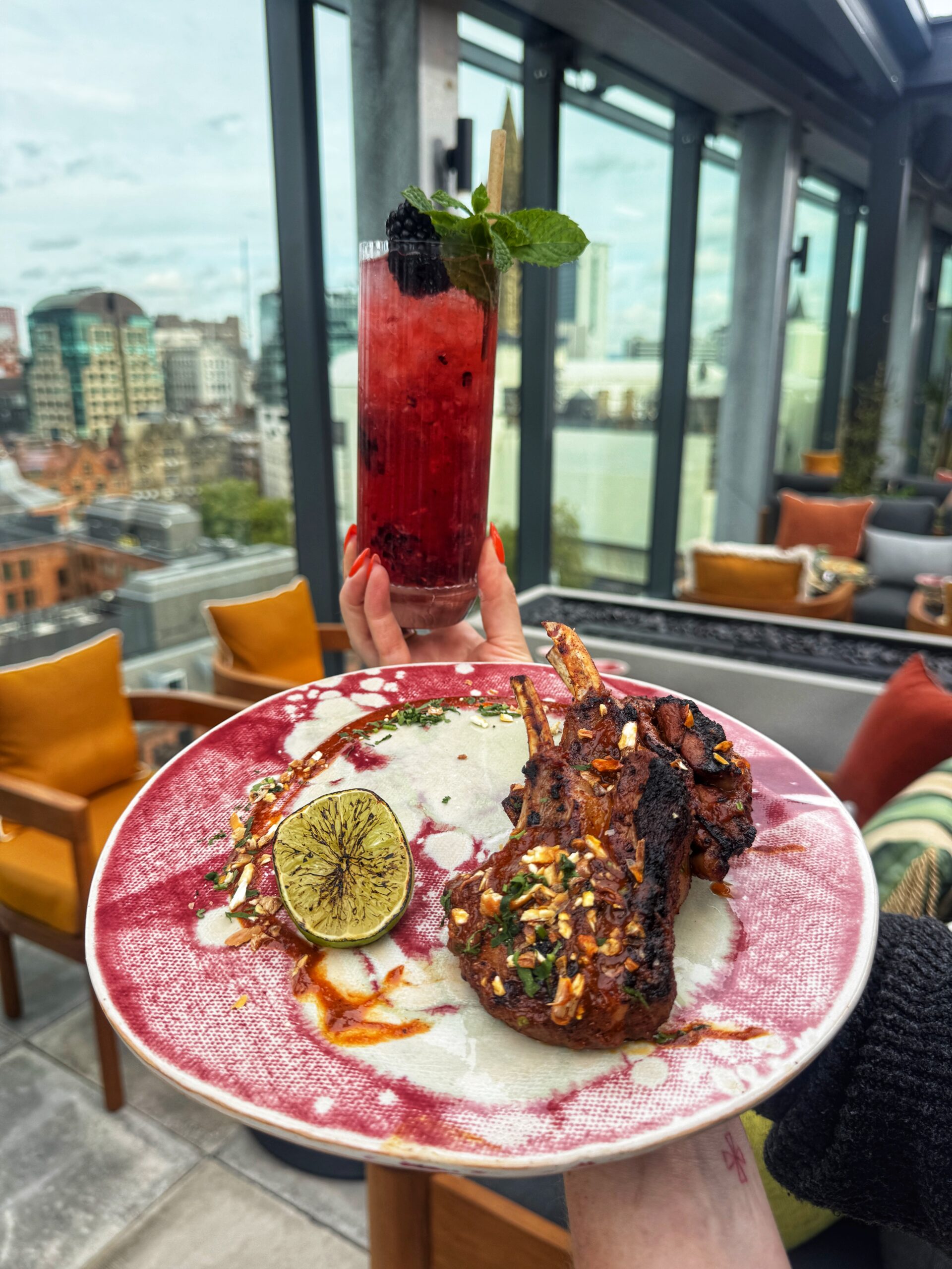 Dishes from the robata grill