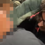 Man U supporter attacks United Strand fan not pulling hair