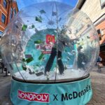 McDonald’s just celebrated this year’s MONOPOLY game with a giant prize dome on Market Street