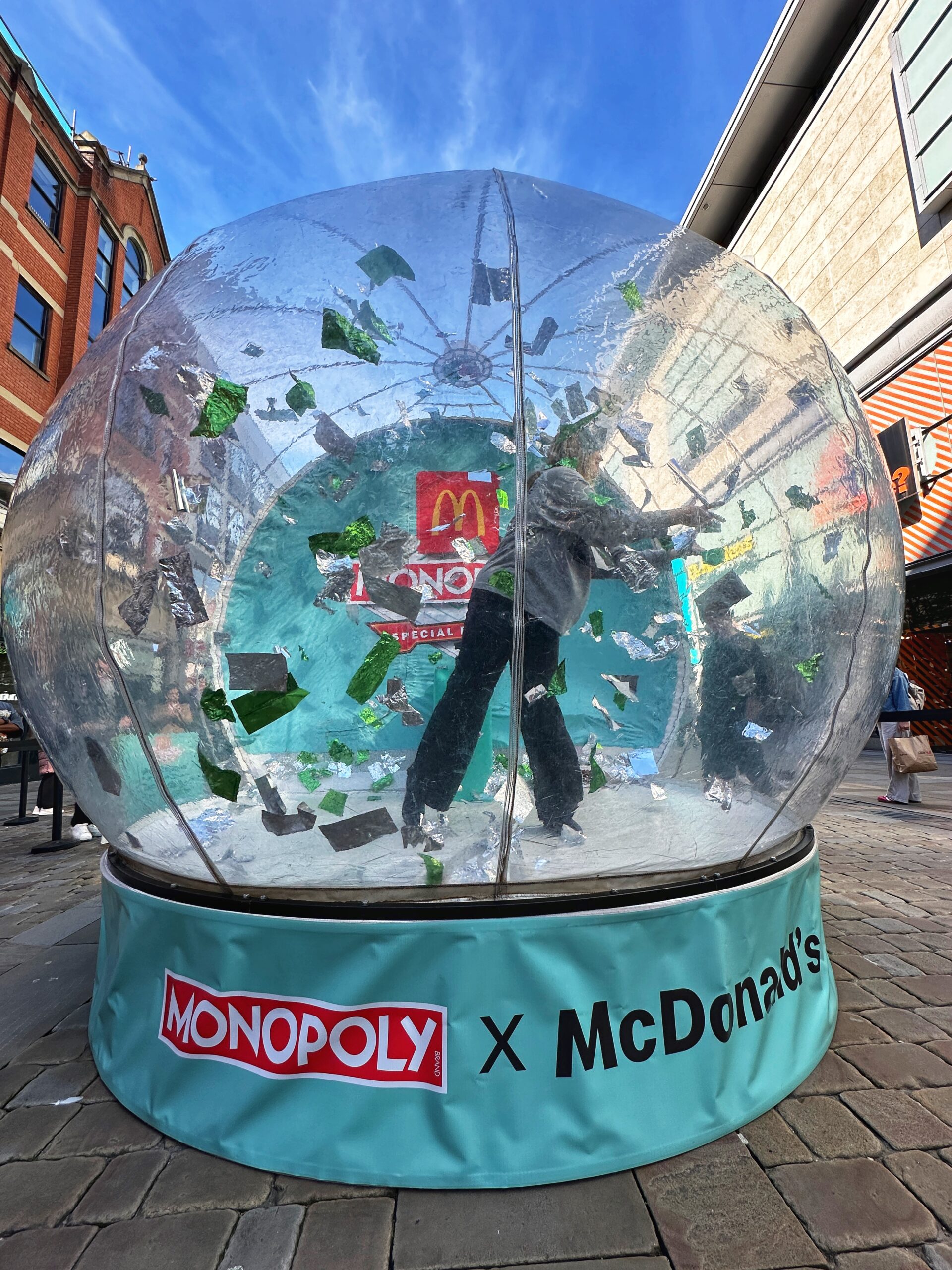 McDonald’s just celebrated this year’s MONOPOLY game with a giant prize dome on Market Street