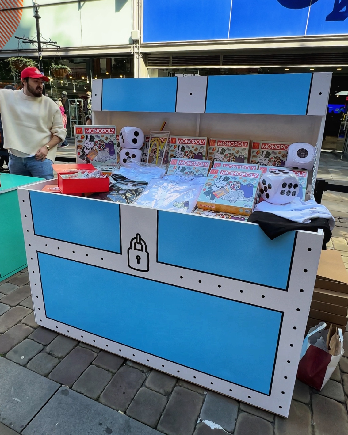 McDonald’s just celebrated this year’s MONOPOLY game with a giant prize dome on Market Street