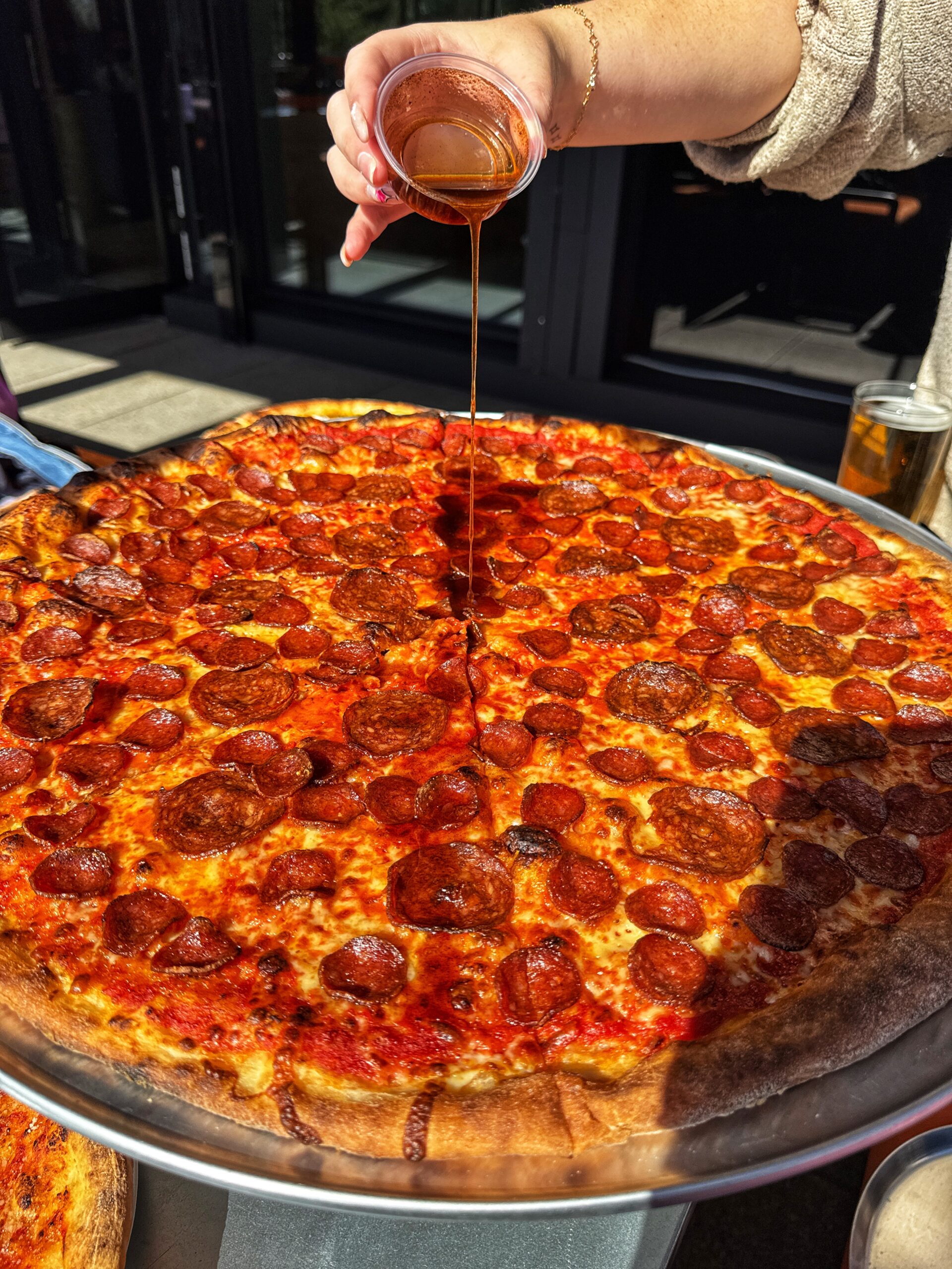 A 22-inch pizza at Nell's