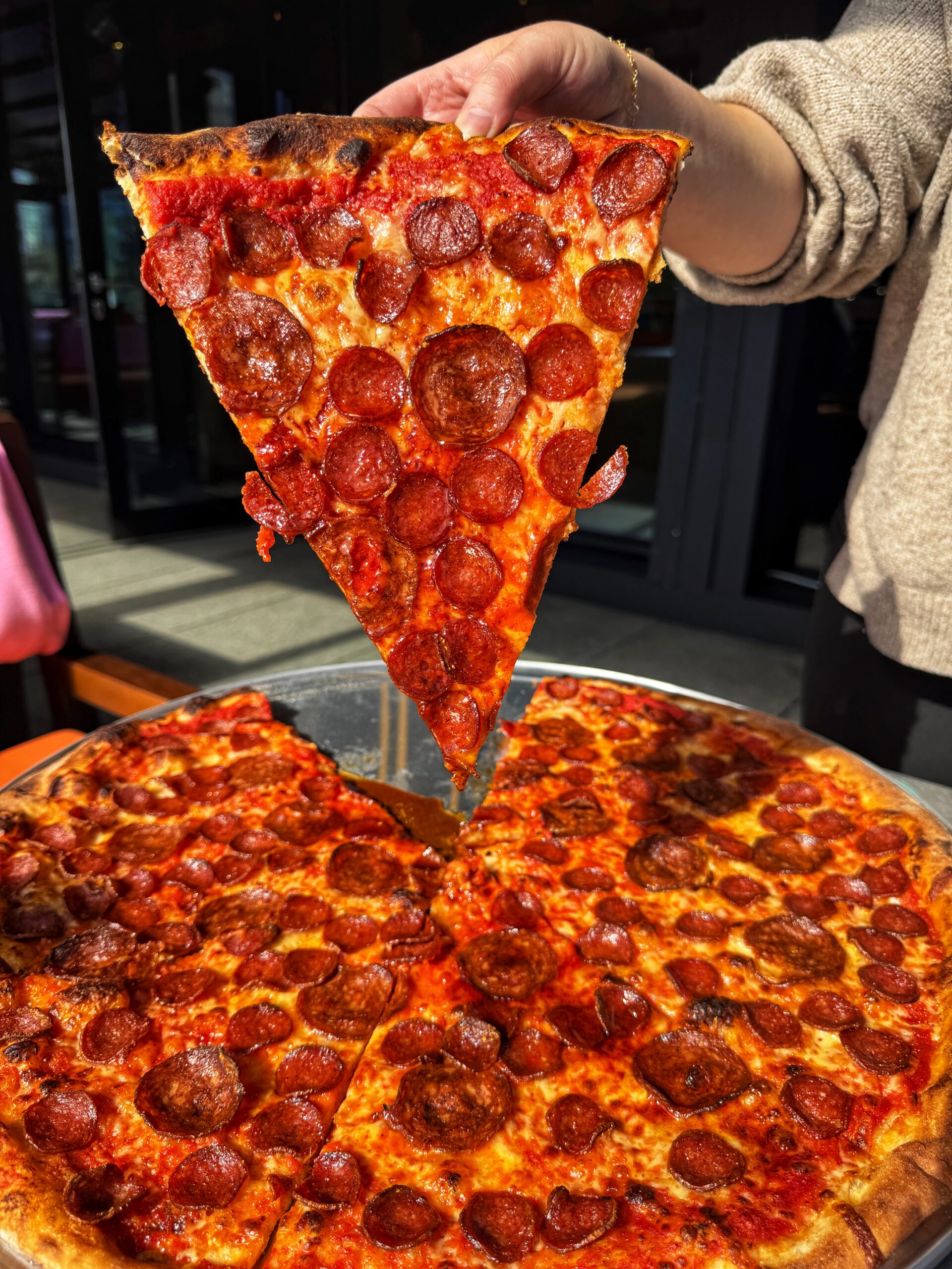 A 22-inch pizza at Nell's
