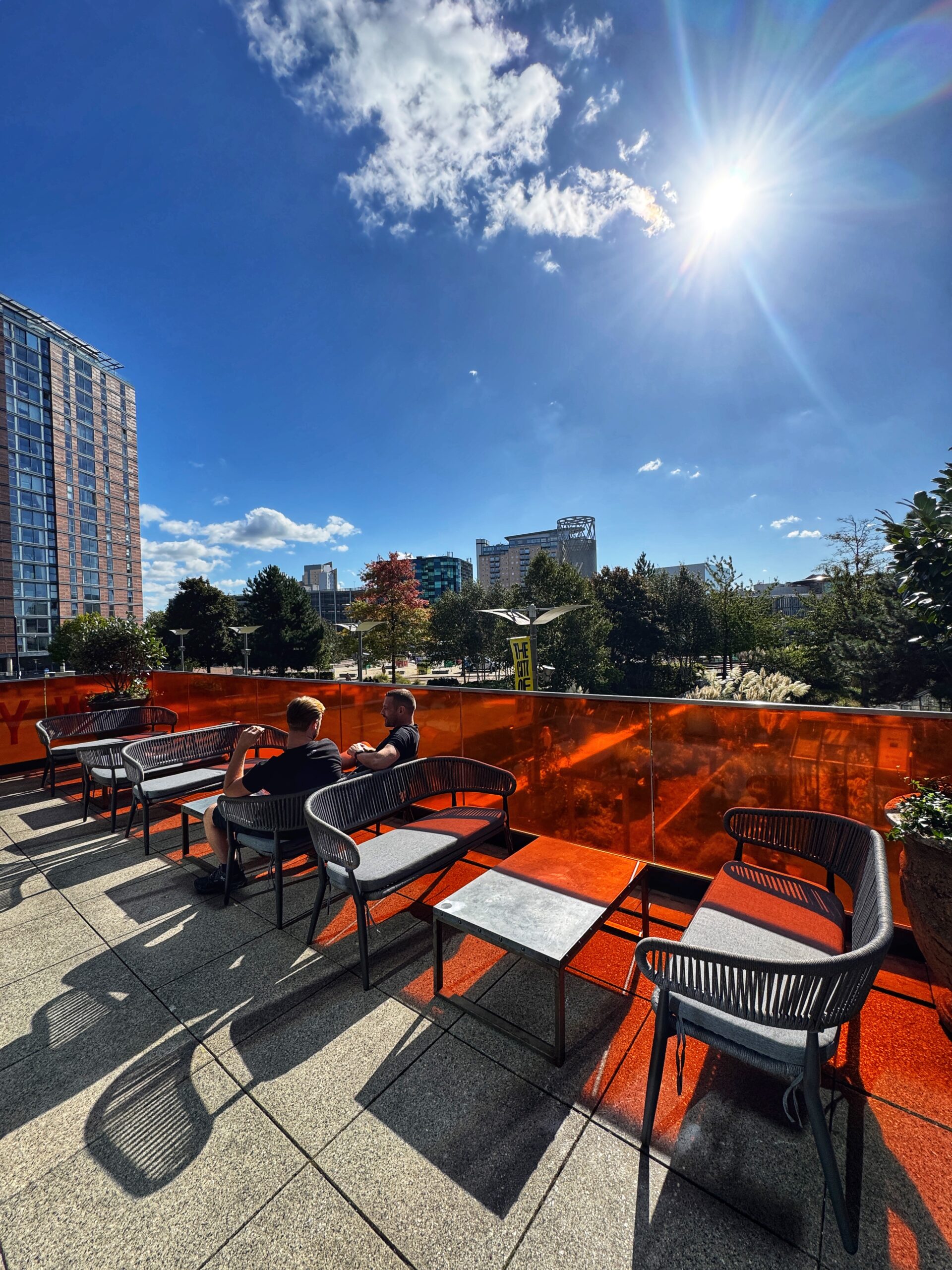 The wrap-around terrace at Nell's
