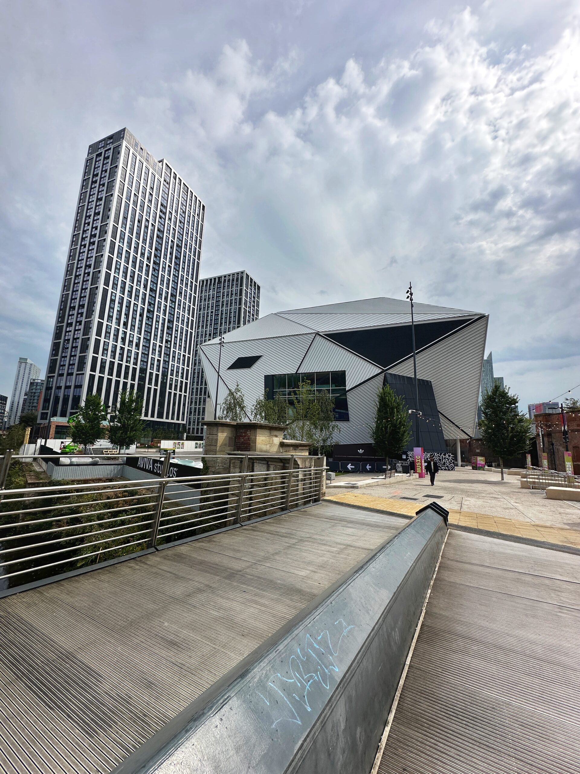 Aviva Studios is a short walk from New Maker Yards