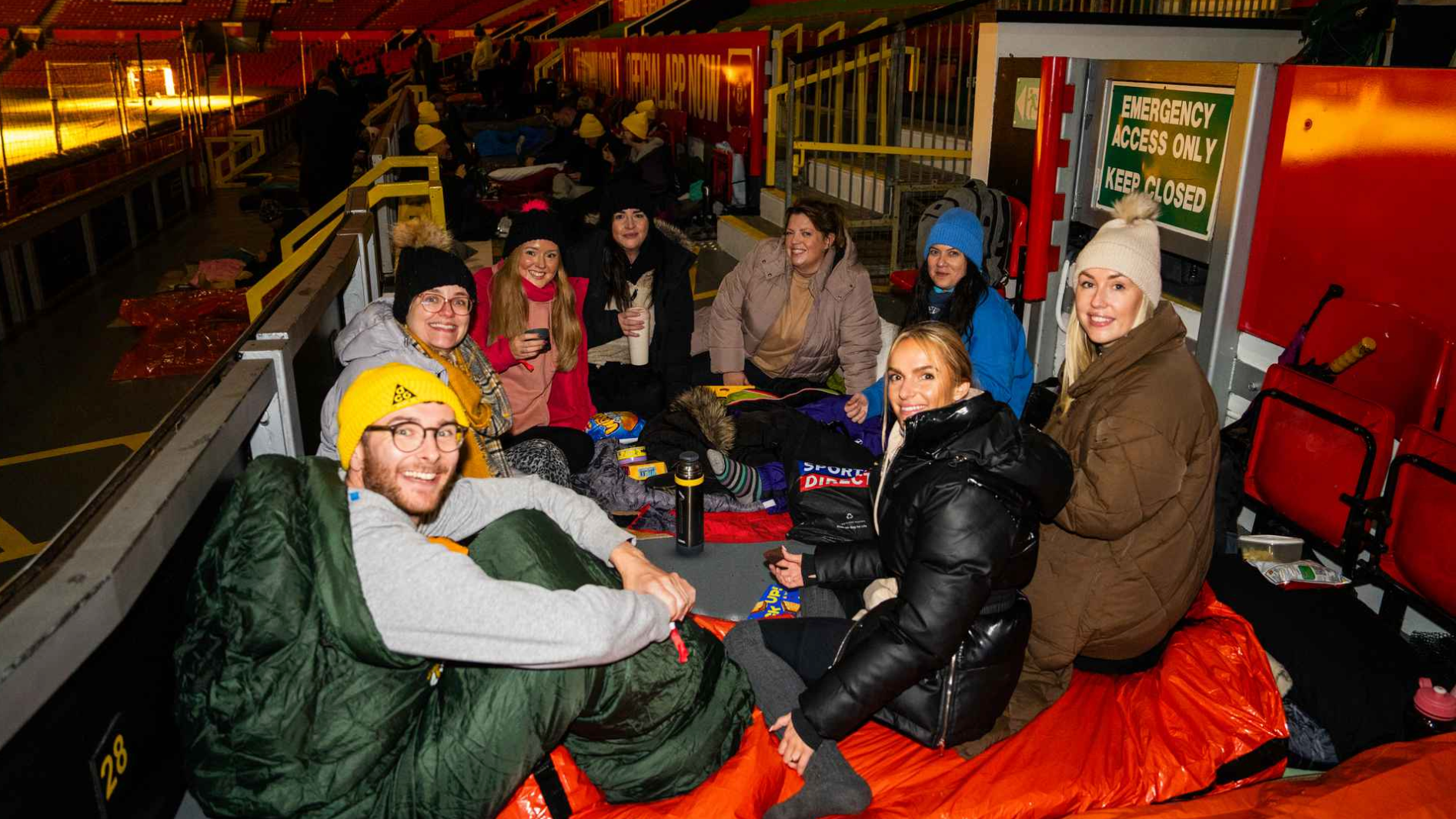 Old Trafford Stadium Sleep Out 2025