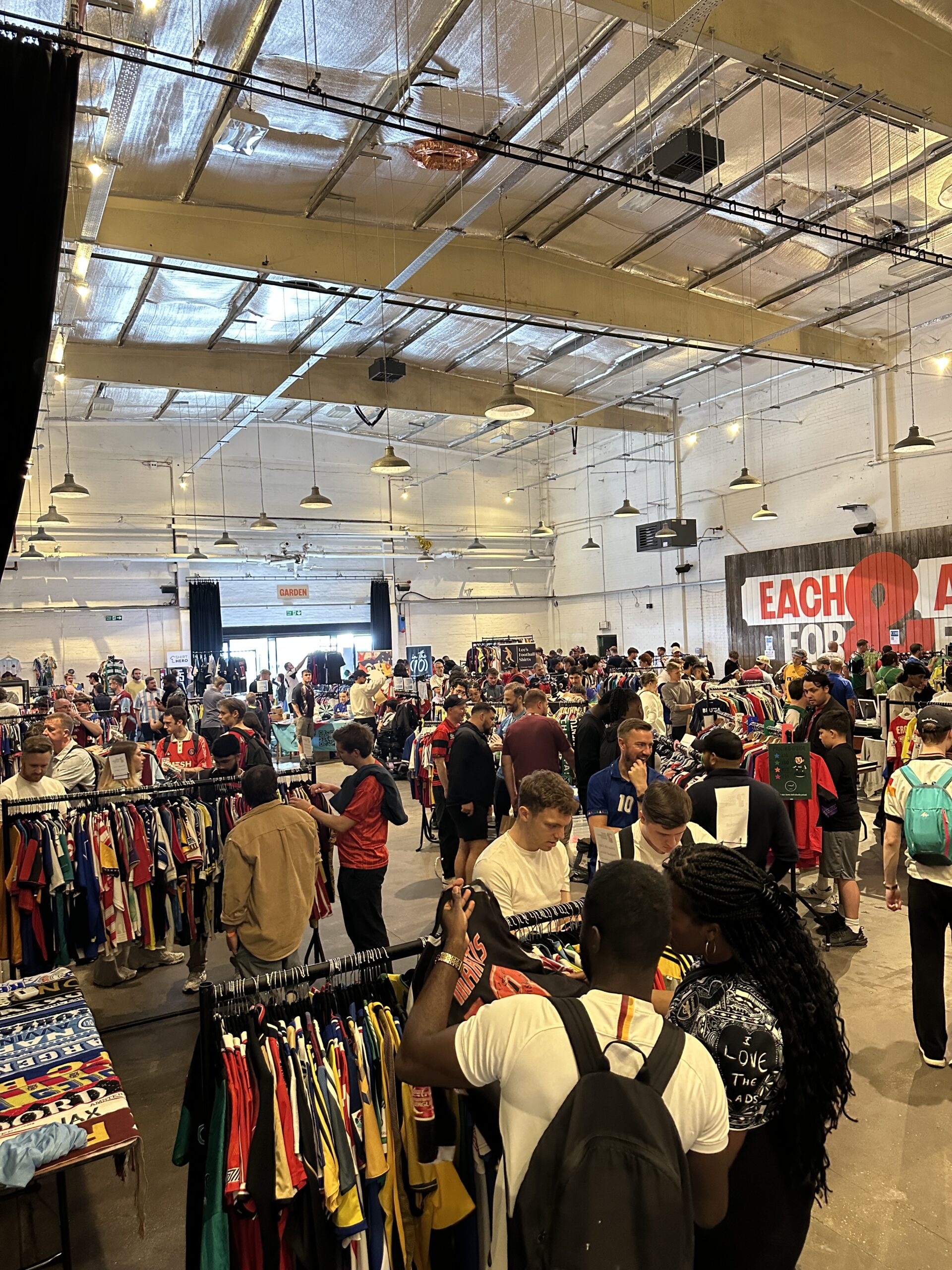 The UK's only football shirt themed vintage fair is in Manchester this weekend