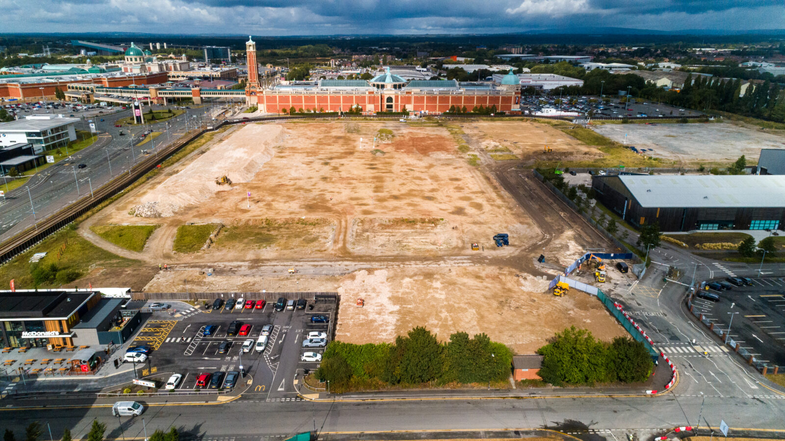 The site of Therme Manchester in Trafford
