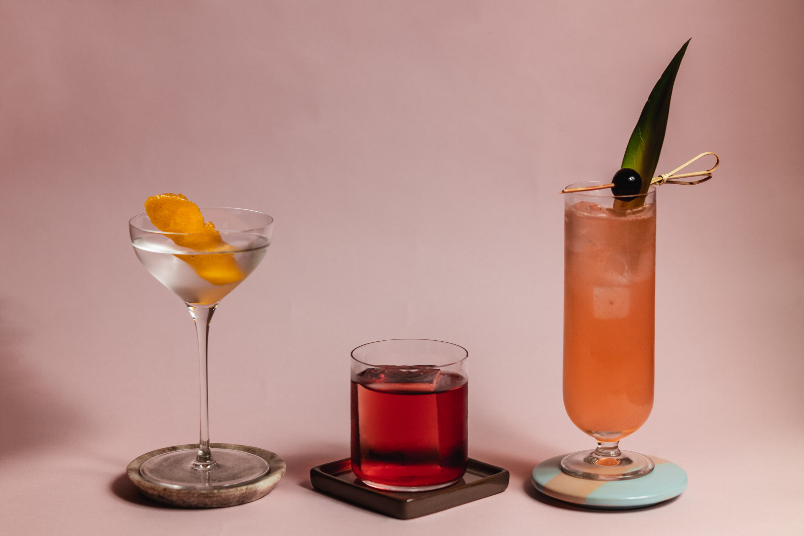 A glimpse of the cocktails at Bar Posie