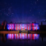 The historic house at Dunham Massey will be lit up with projections. Credit: Supplied