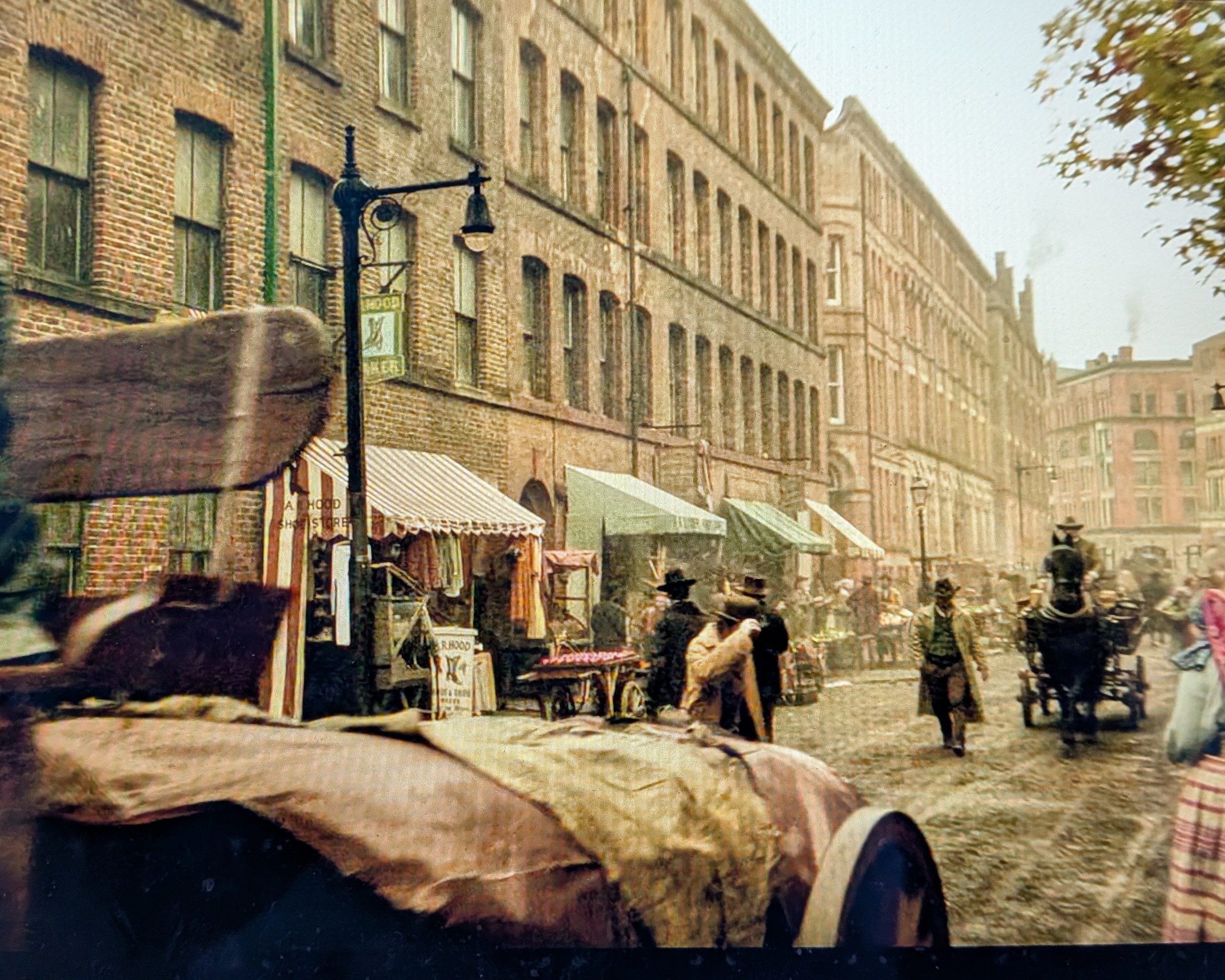 Dale Street transformed into a New York market