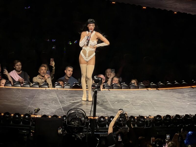 Katy Perry at the AO Arena in Manchester