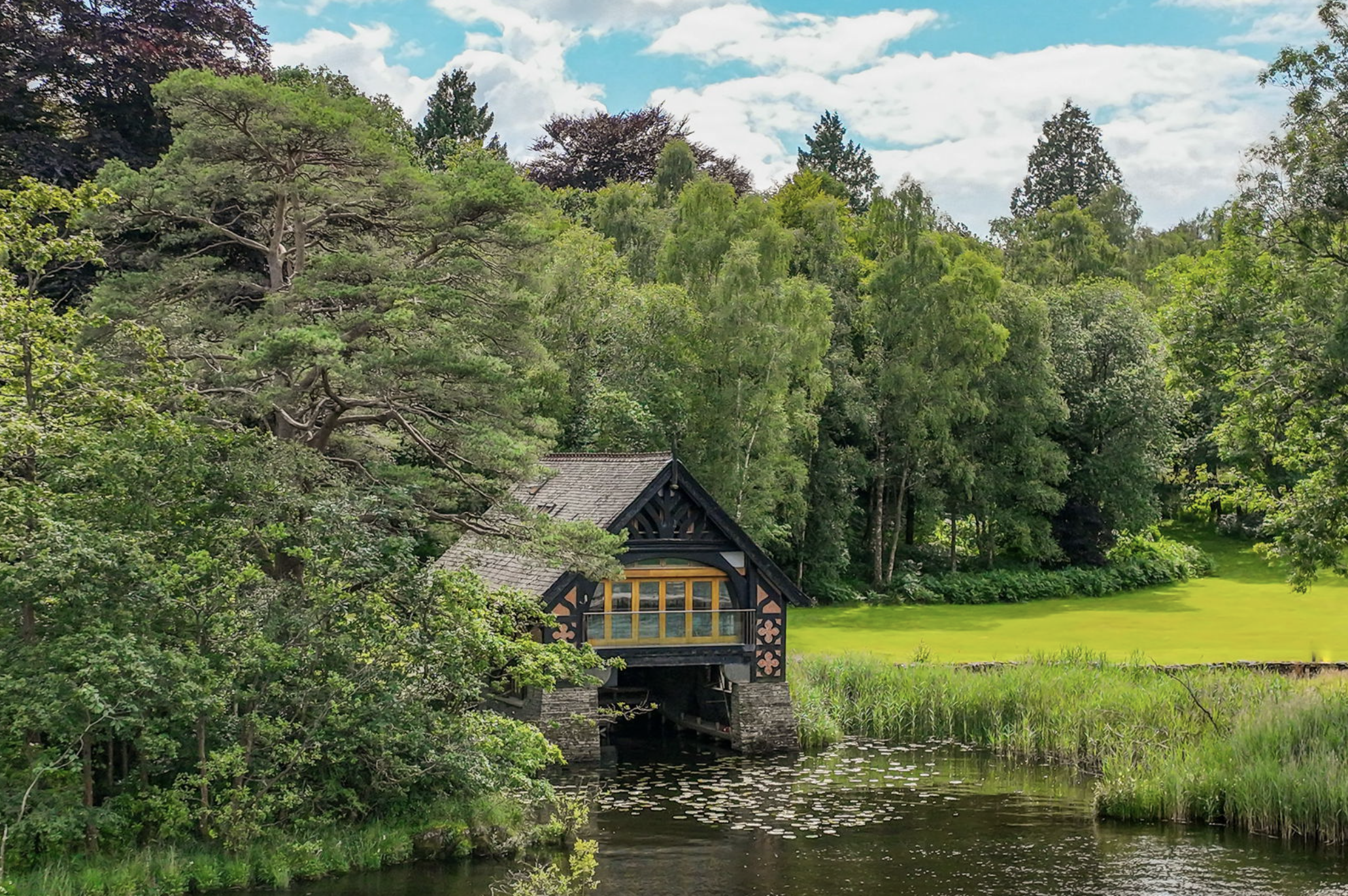 An incredible boat house right on the water’s edge in the Lake District has gone up for sale - for a whopping £2.25m