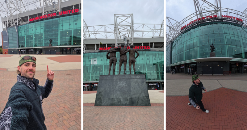 Man United fan runs laps around Old Trafford for charity in world record attempt