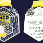 Manchester Half marathon freebies finisher's medal