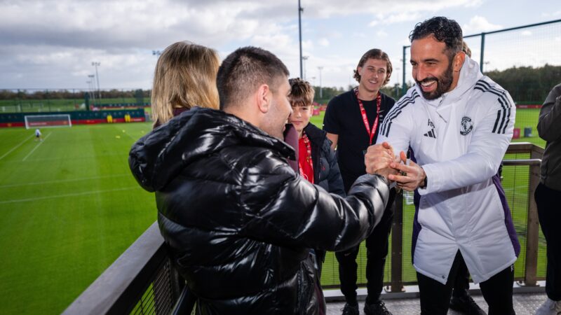 Manchester United Foundation Dream Day fans and players meet-up
