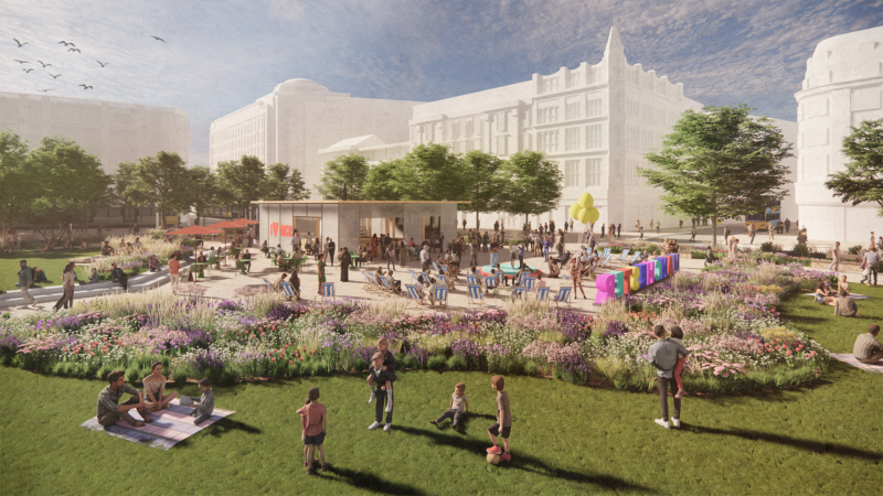 Plans for Piccadilly Gardens