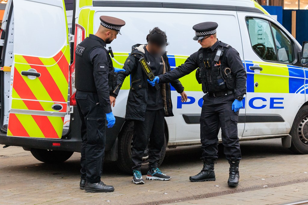 Piccadilly Gardens Arrests