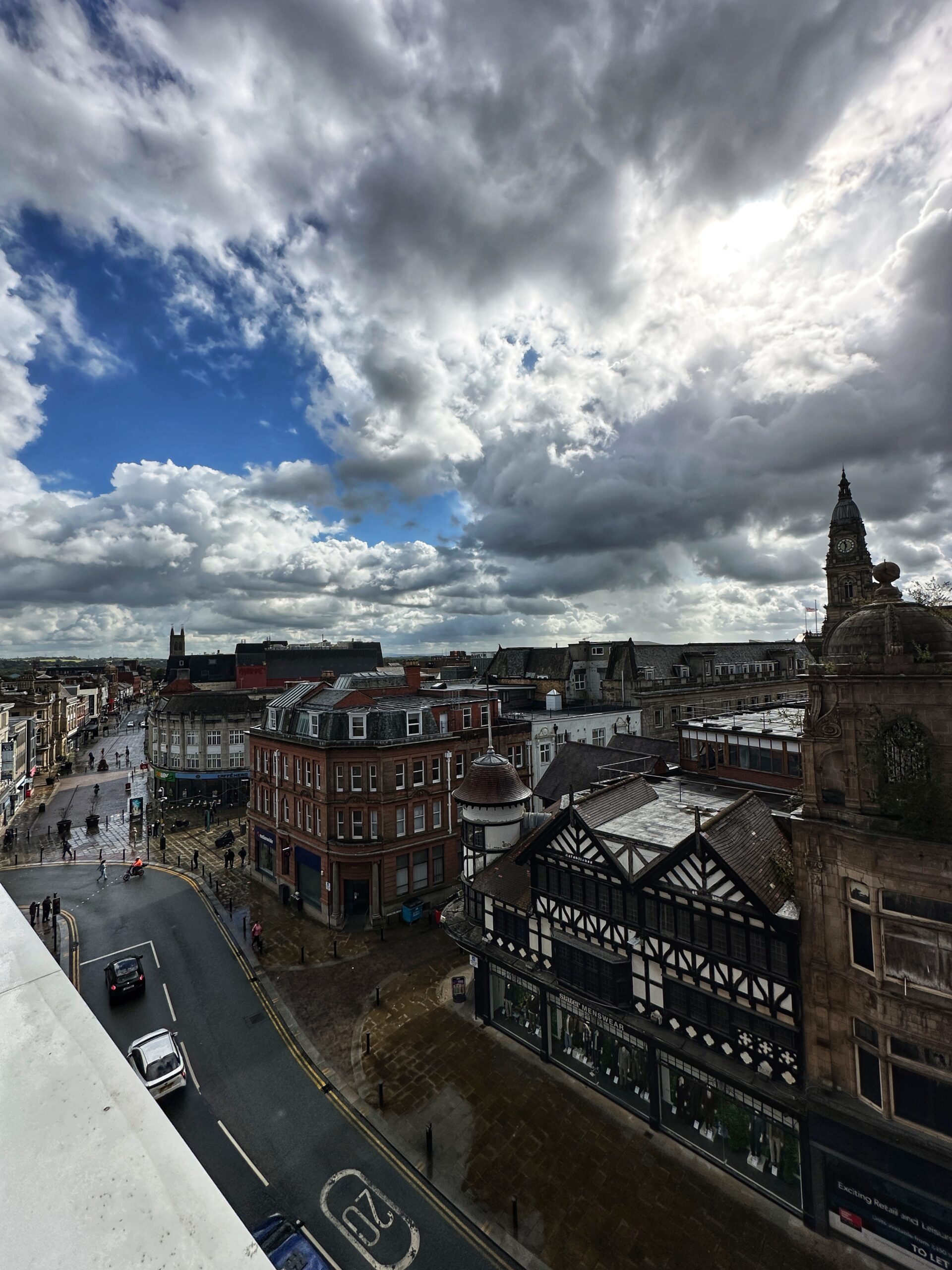 Inside Deansgate Gardens in Bolton