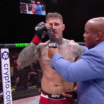 Tom Aspinall eye poke injury Ciryl Gane fight