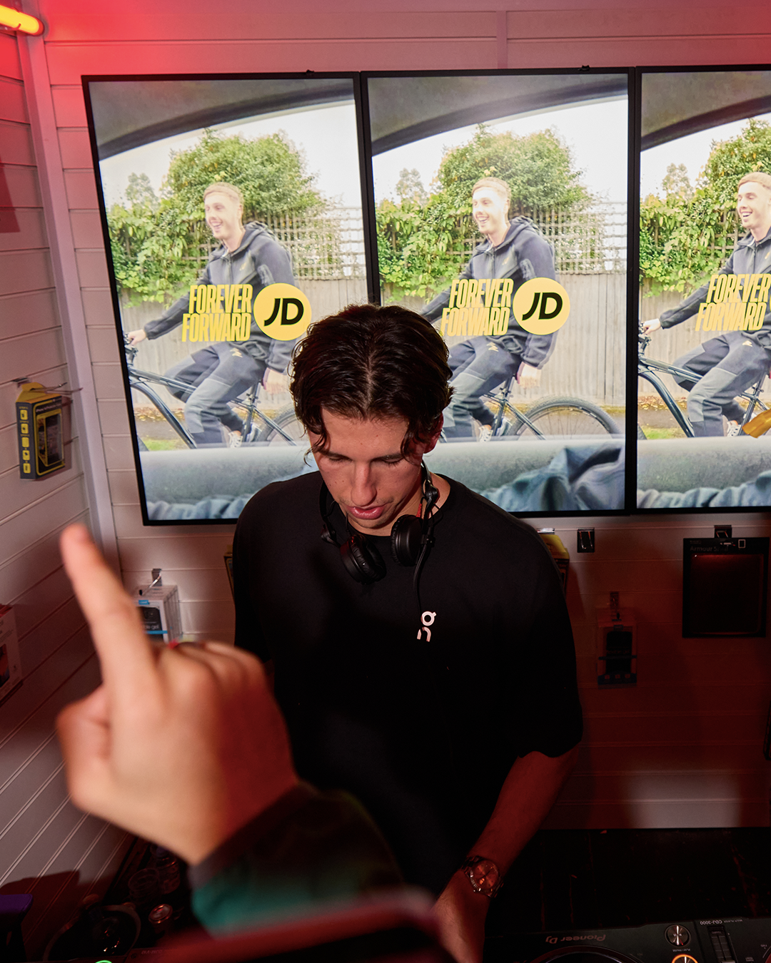 Josh Baker at the JD event last night