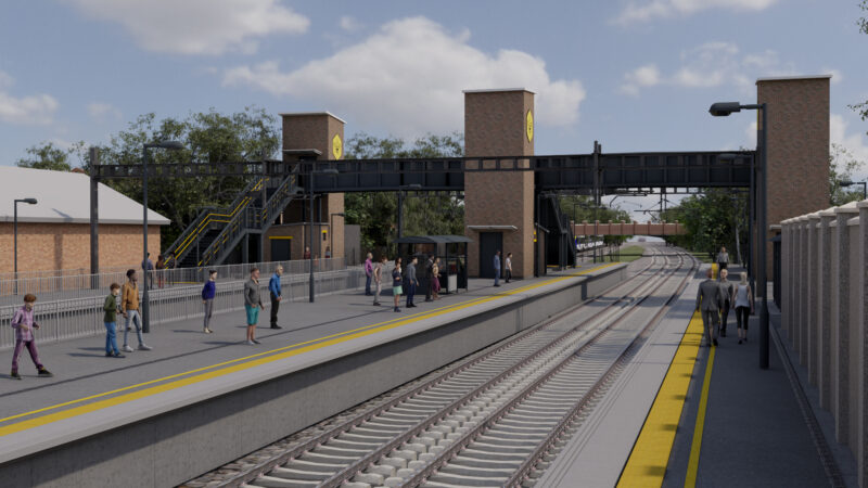 Golborne station CGI