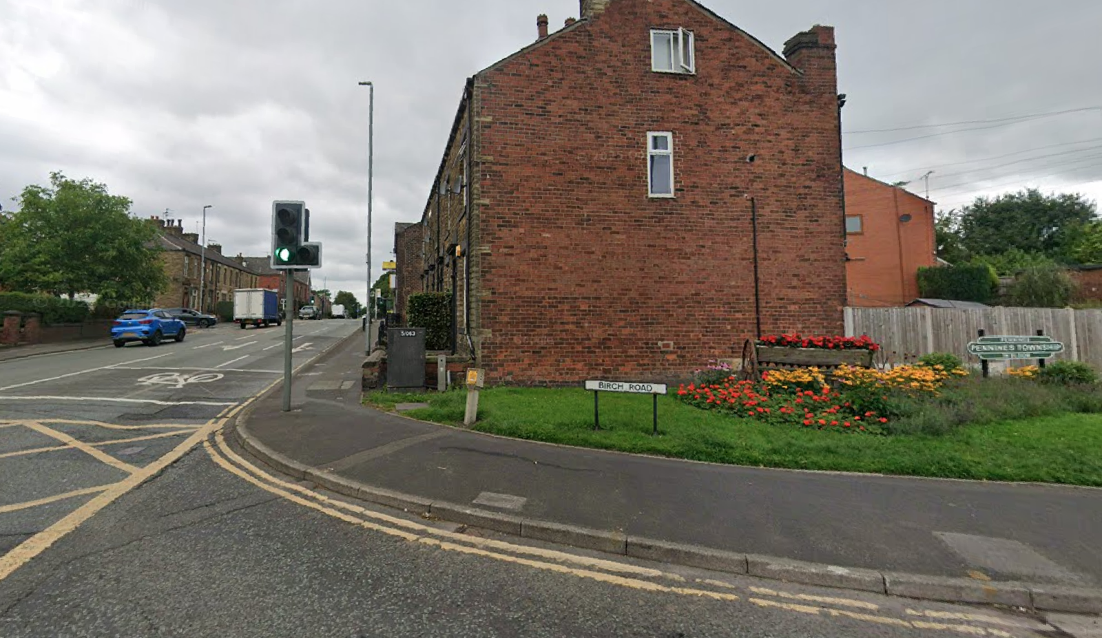 Birch Road in Rochdale