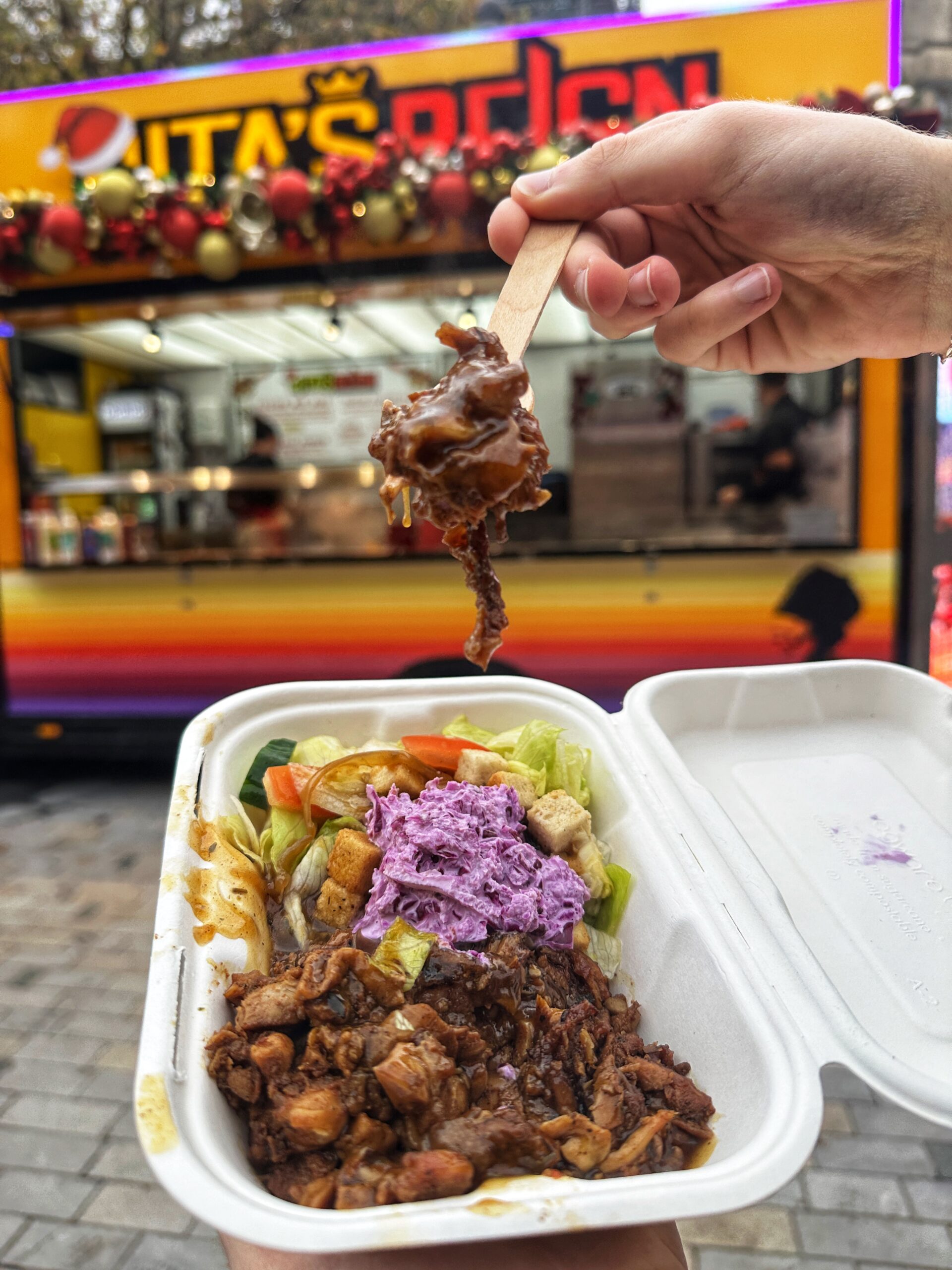 Rita's Reign is just one of many food vendors at Manchester Christmas Markets / Credit: The Manc Group