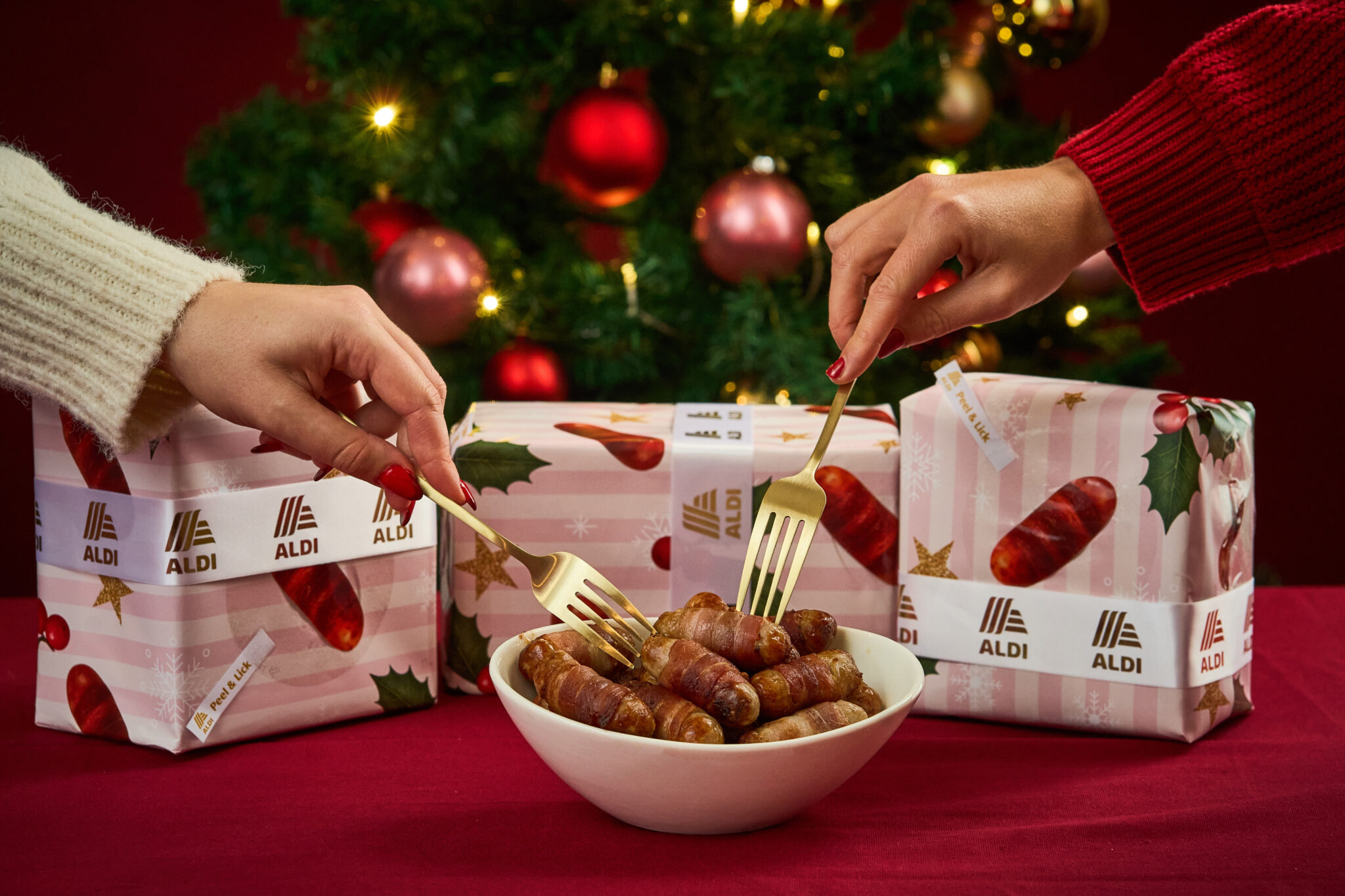 Pigs in blankets wrapping paper