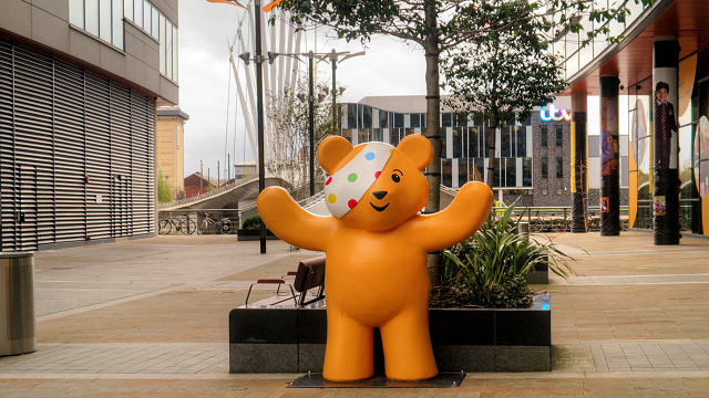 Free Children in Need event Media City Salford Quays 2025