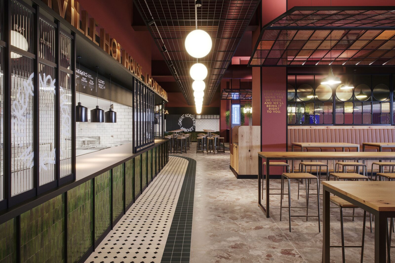 Manchester Airport has announced the six food traders moving into its new food hall. Credit: Supplied