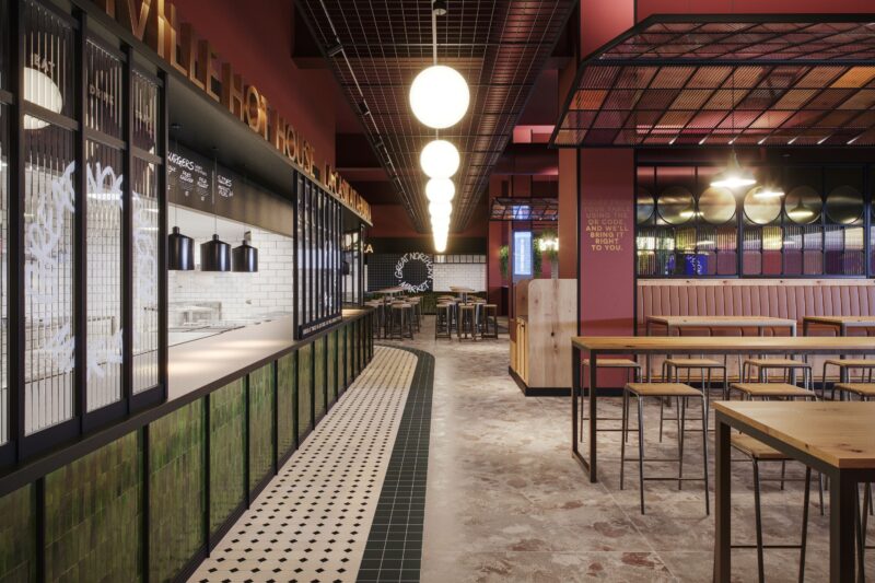 Manchester Airport has announced the six food traders moving into its new food hall. Credit: Supplied