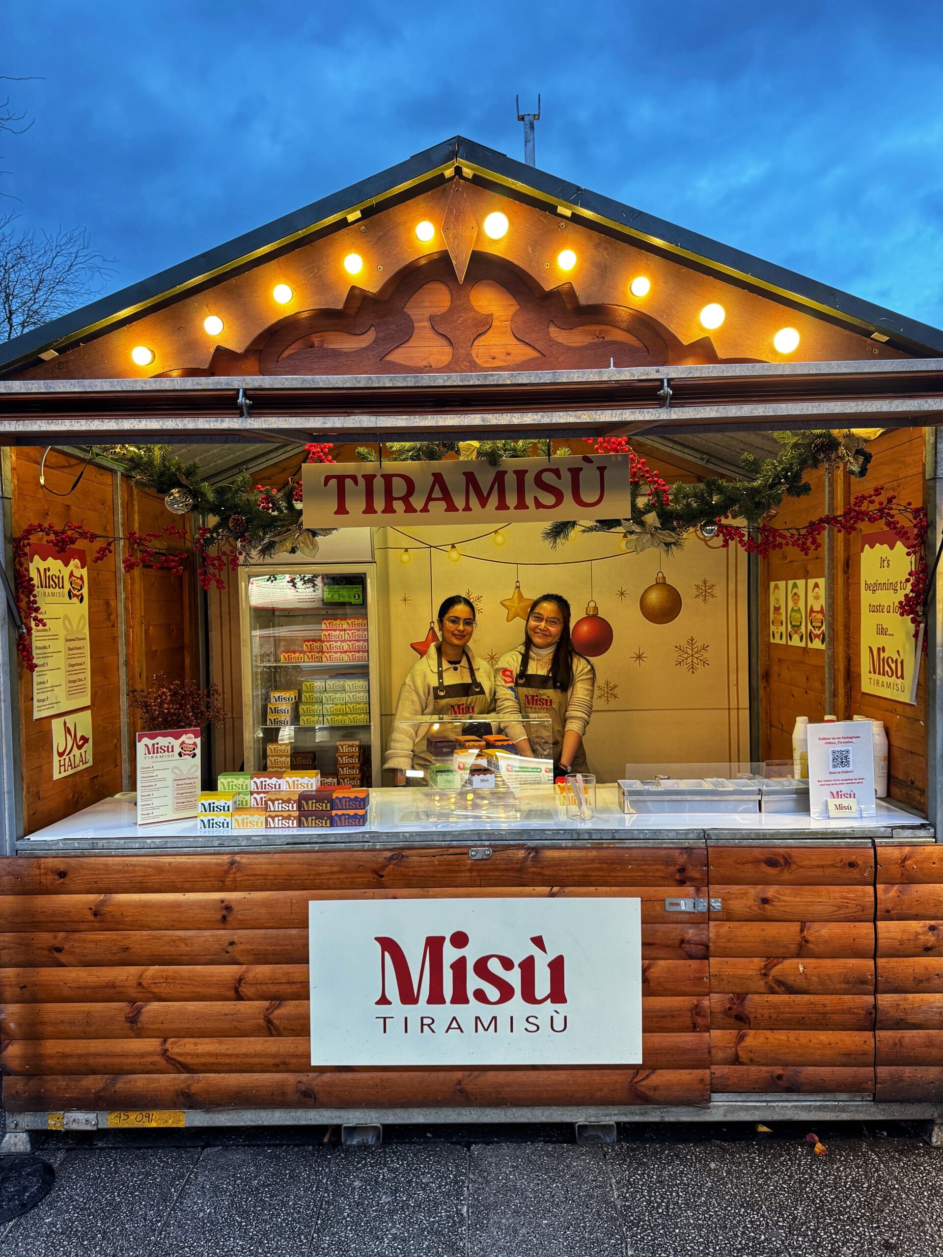 Misu Tiramisu at the Manchester Christmas Markets. Credit: The Manc Group