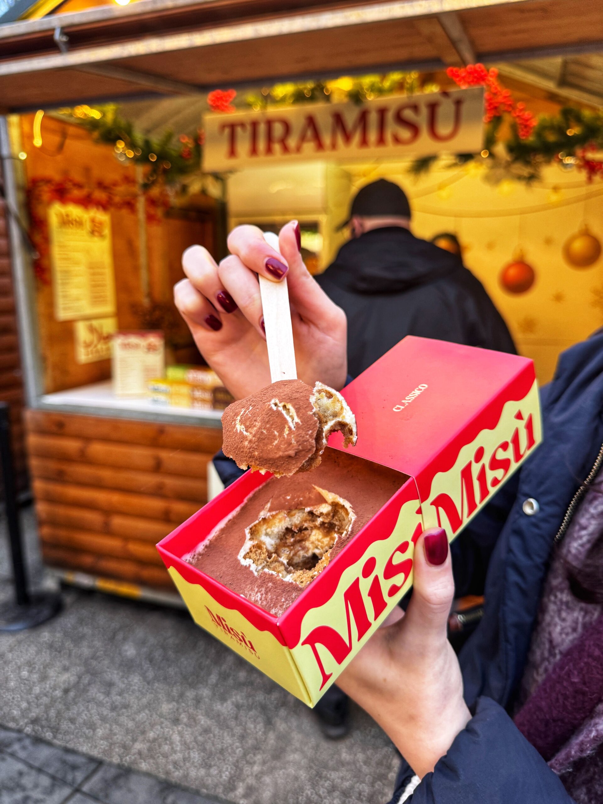 Misu Tiramisu at the Manchester Christmas Markets. Credit: The Manc Group