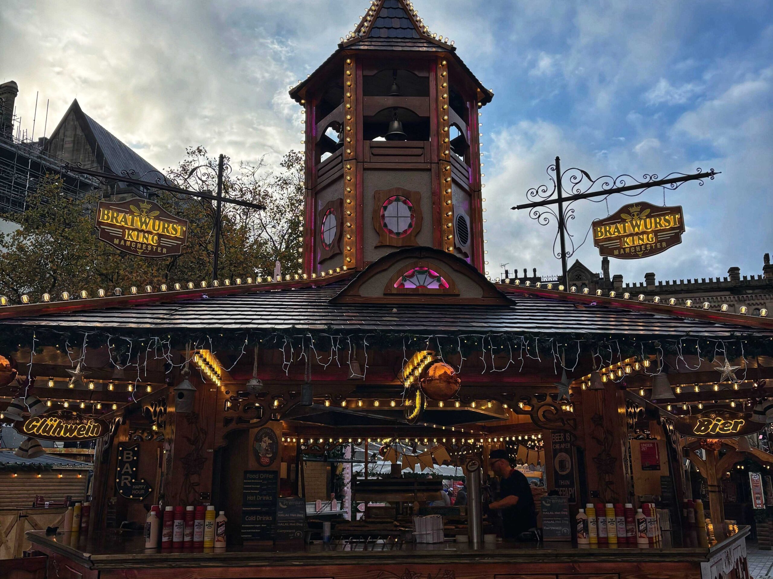 Manchester Christmas Markets 2025 prices for beer, mulled wine, bratwurst and more