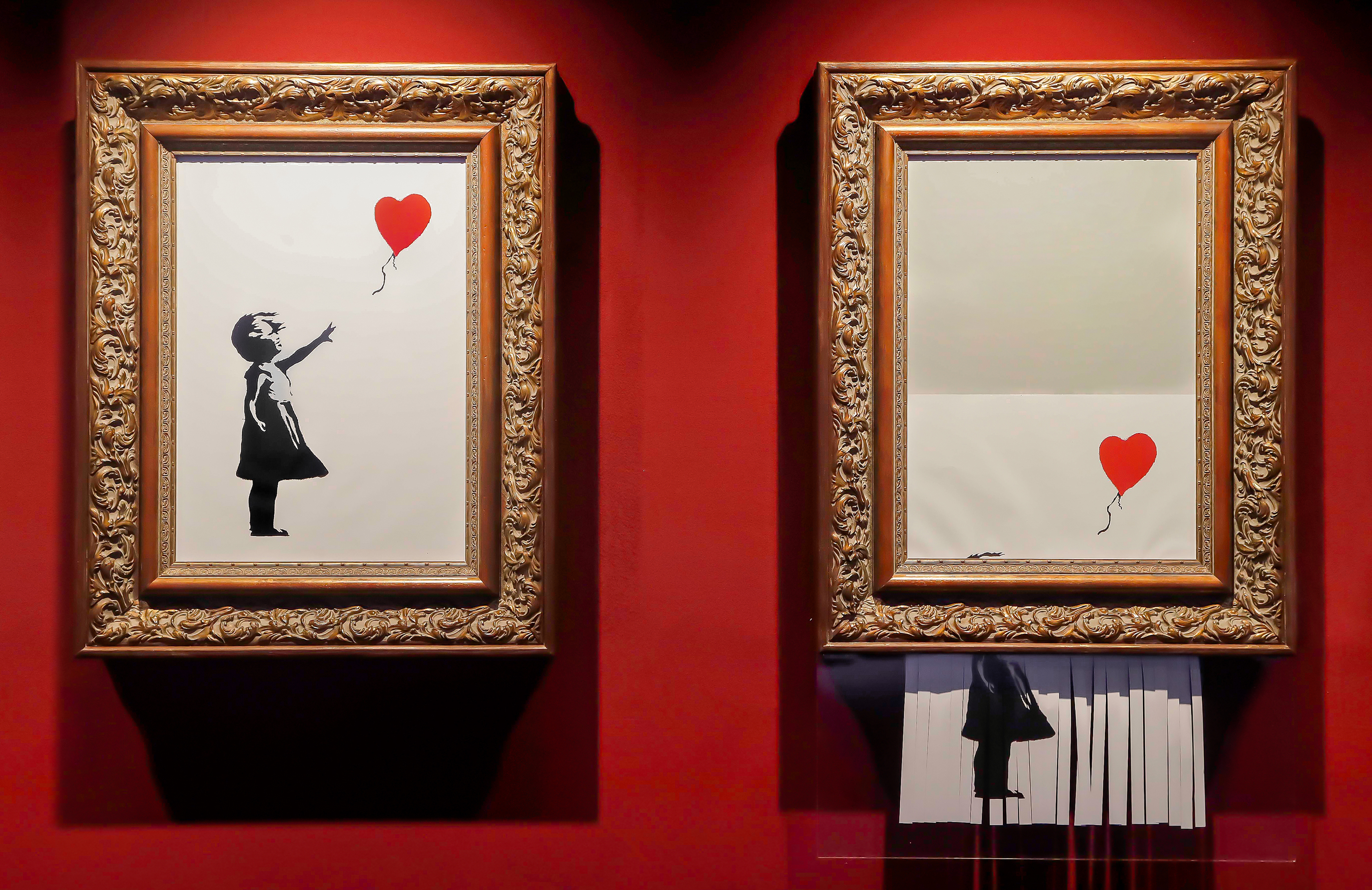 A glimpse inside The Mystery of Banksy exhibition