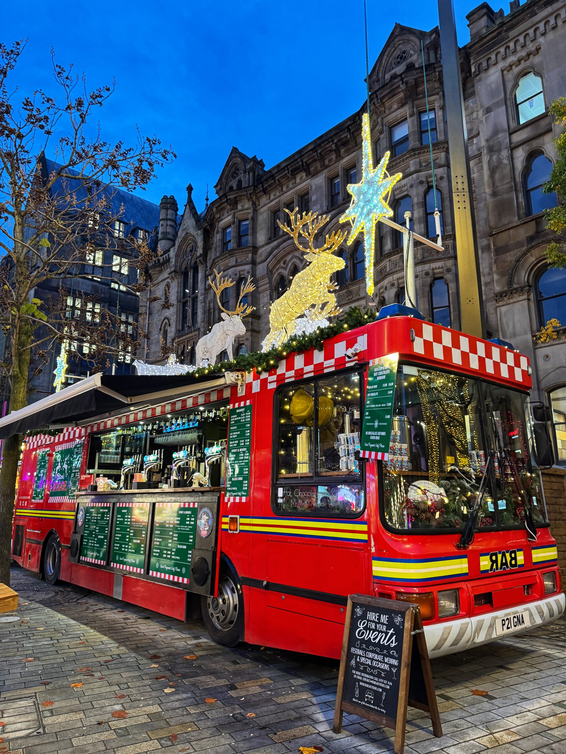 The Blitzen's Brigade fire engine bar