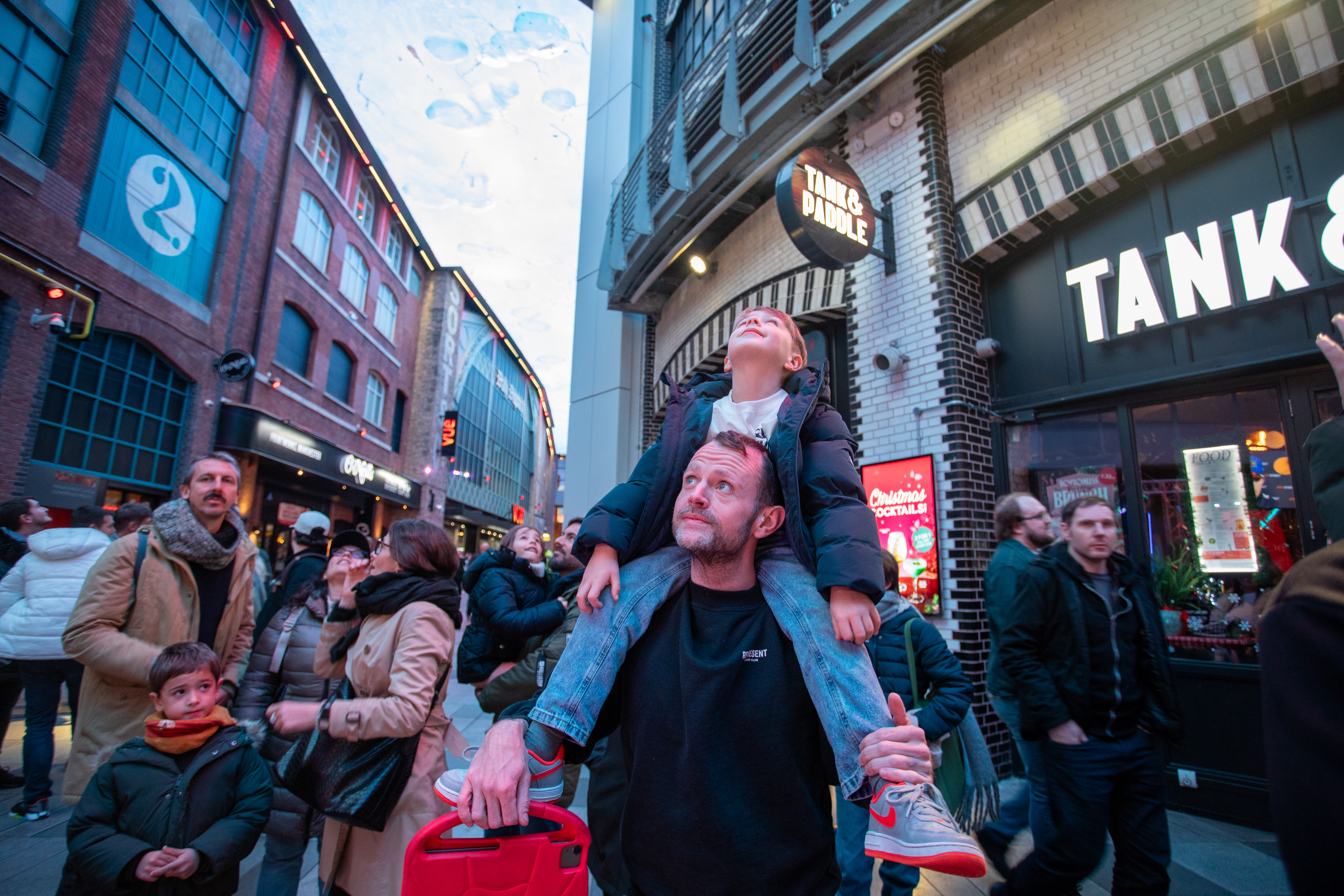 Printworks will host its Christmas Lights switch-on event in November. Credit: Jason Lock Photography