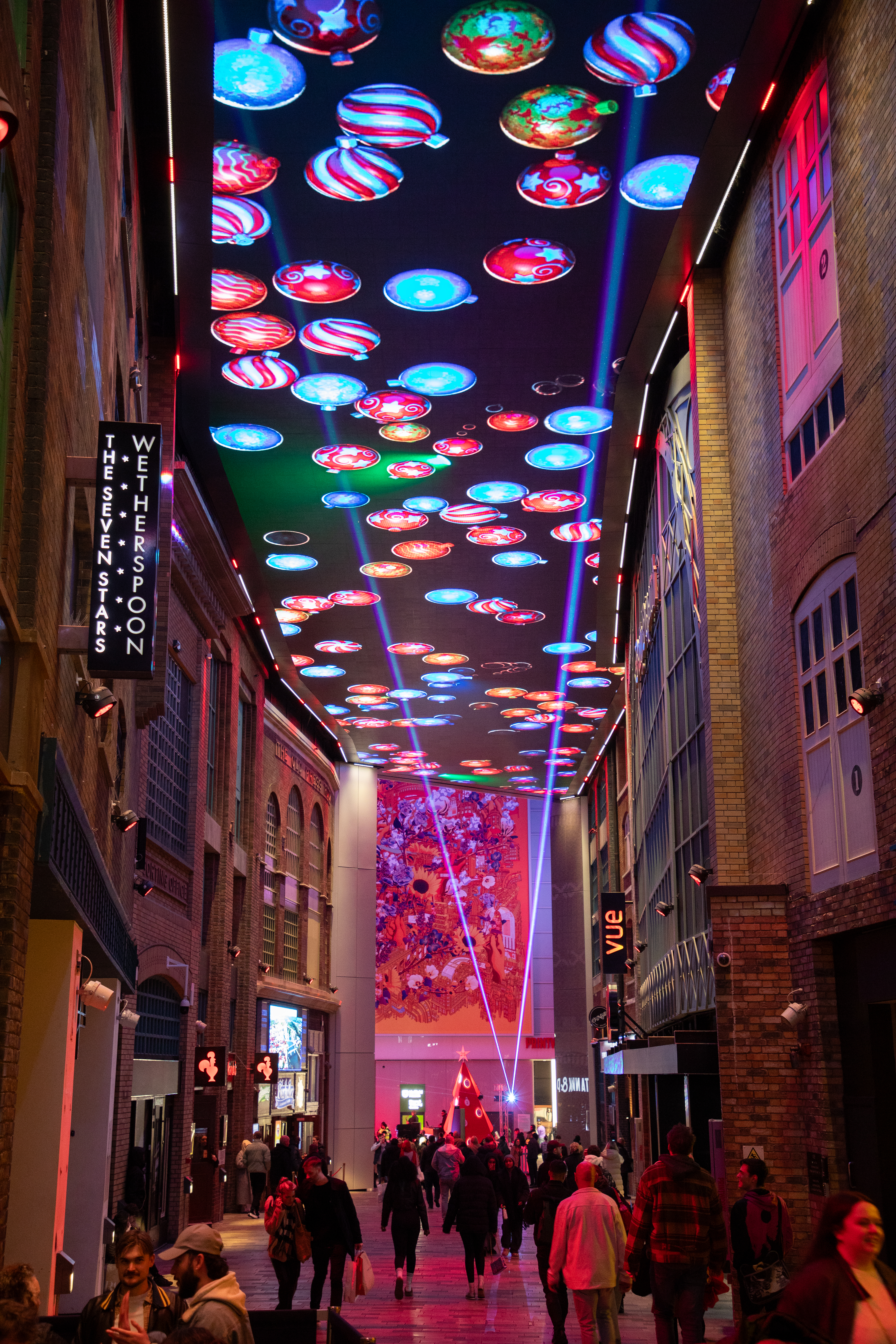 Printworks will host its Christmas Lights switch-on event in November. Credit: Jason Lock Photography