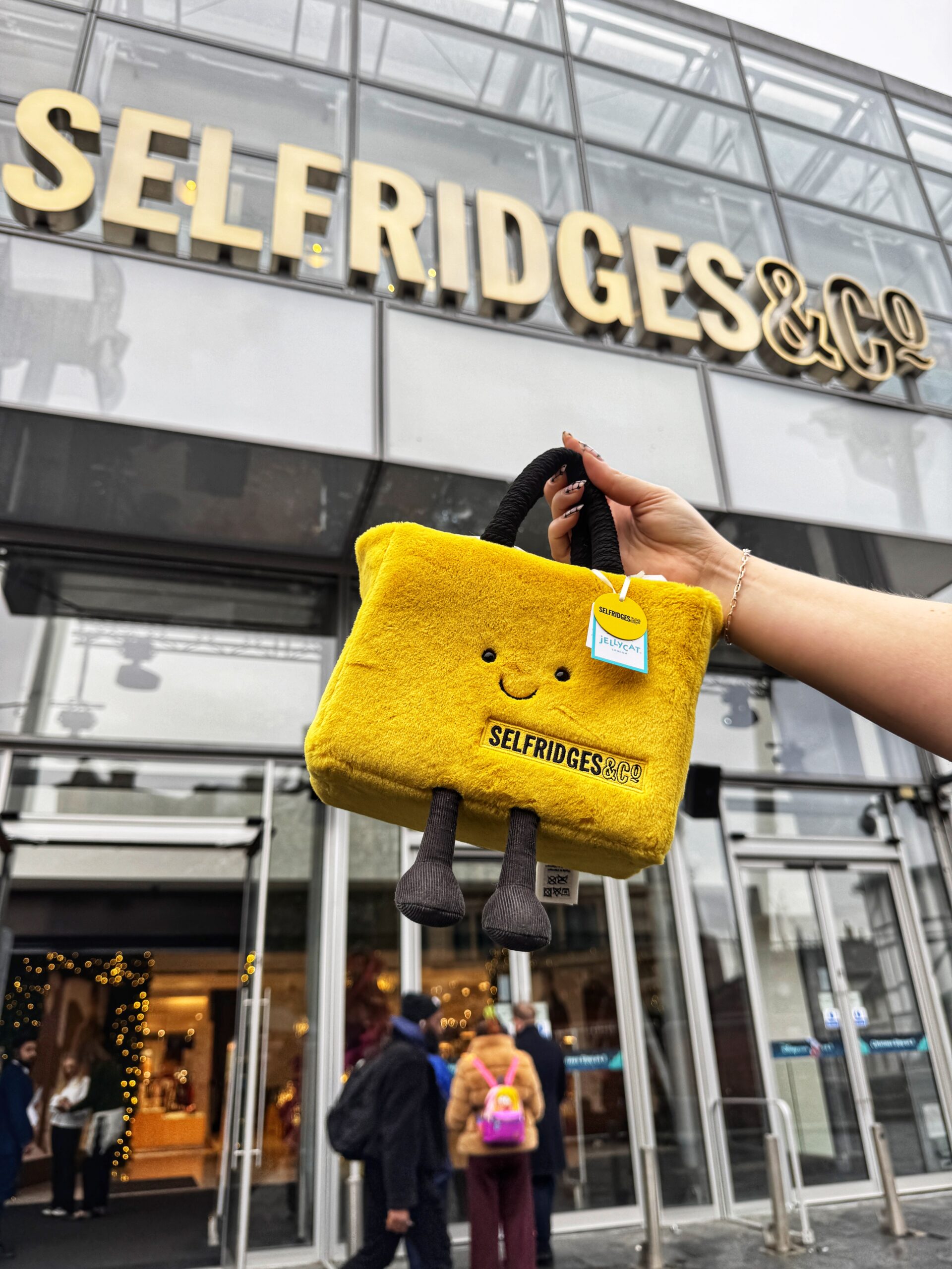 The Jellycat Amuseables Selfridges Bag. Credit: The Manc Group
