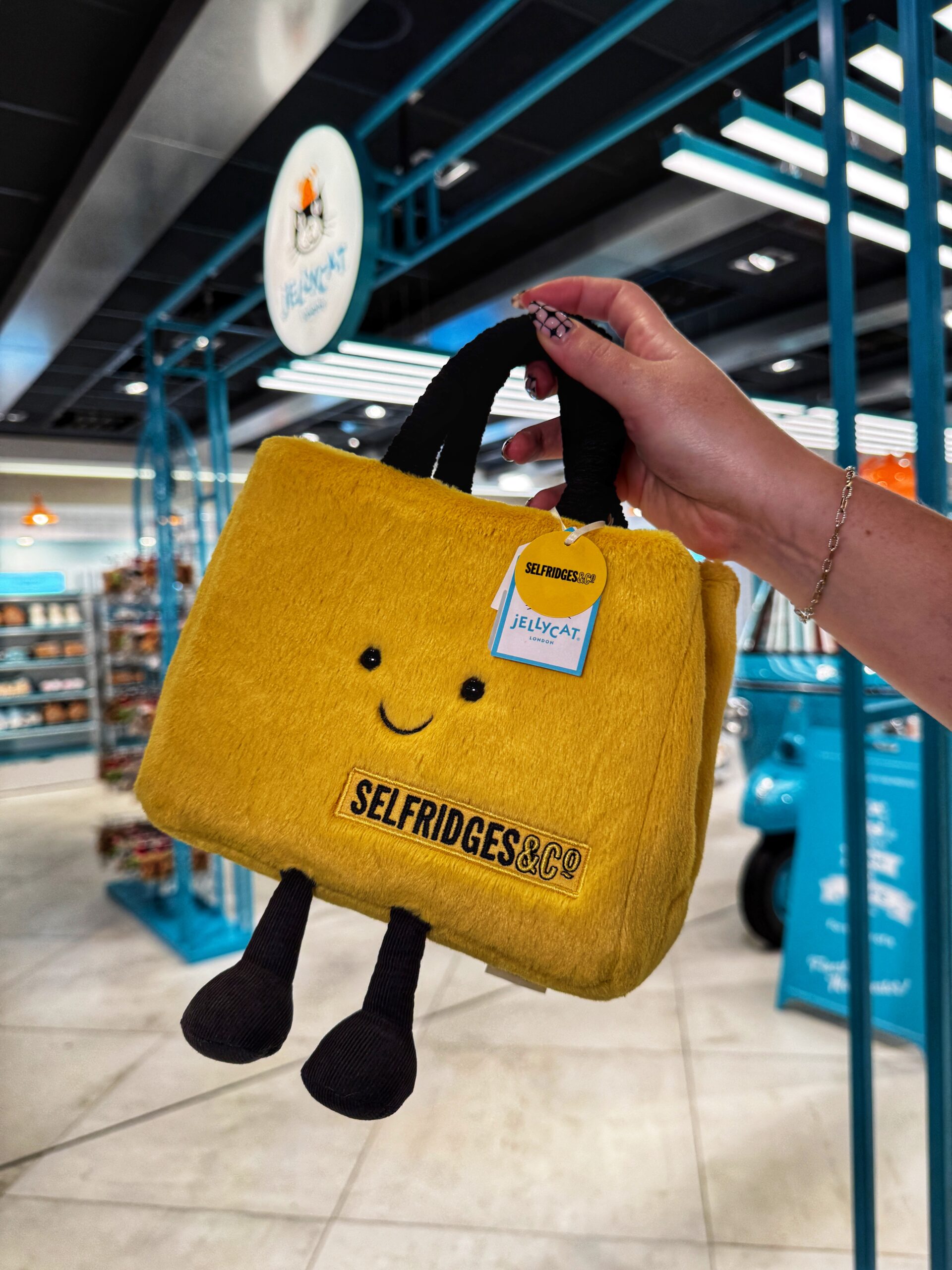 The Jellycat Amuseables Selfridges Bag. Credit: The Manc Group