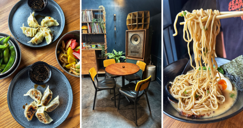Uma ramen restaurant inside Odioba coffee shop Stockport review